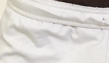 I Am Just Exercising Home in My White Box Shorts Commando of Course