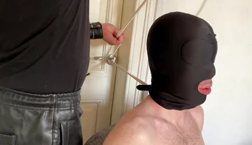Slave Restrained, Nipple Play & Edging