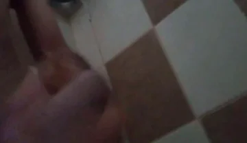 I Masturbate Hard and Give Myself Three Handjobs in the Shower, Showing My Entire Body and My Entire Penis