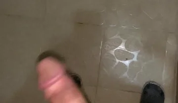 Jerking off in Office Toilet