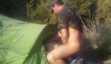 The Forest Ranger Fines Me with a Cumshot