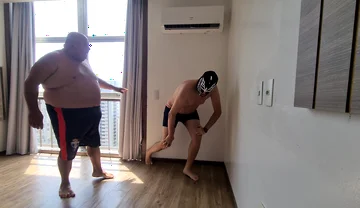 Masked Jobber Vs. Brawling Bubba: the Final Test of Strength (jobber Lost)