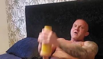 Big Cock Solo with Explosive Cumshot