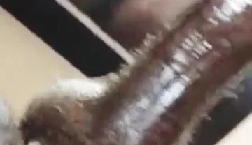 Straight BBC Plays with Ass and Cums in Mirror