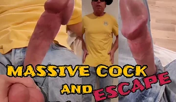 Massive Cock and Balls Escape Siixxbig Jeans