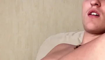 Alex's Hot Cum on His Body!