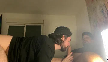 Sucking Big Dick and Cuming in Ass