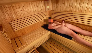 Huge Sauna Cum