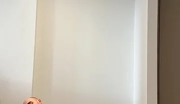 Hairy Sissy Muscle Man in Lingerie and Heels Sensual Striptease, Edging, Wanking, Fingering and Foot Play