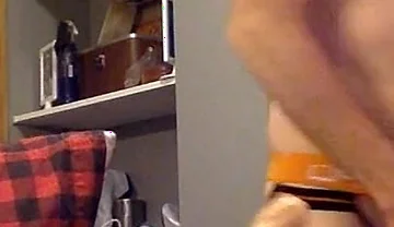 Solo Otter Smashing Bussy Shoot with a Big Dildo