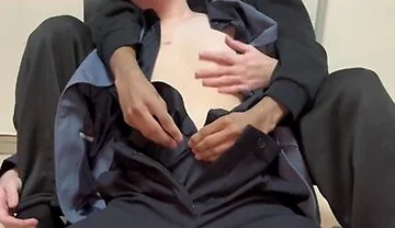 After Work,my Tired Senior Got Horny With My Touch. Made Him Cum And Even Squirting!
