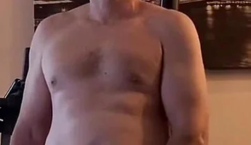 Jerking off After a Work Out