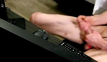 Jerk off with Girl Laying 2 Feet Behind Me, Trying to Be Quiet