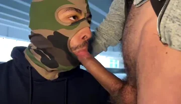 Arab street hookup in a parking lot raw cruising action cocksucker,rafael,akim la matraque