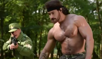 Fashionable Hunk Captured