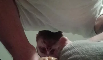 White Cock Fucks a Pocket Pussy Creampie