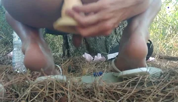 Português Bitch Anal Beach Dildo