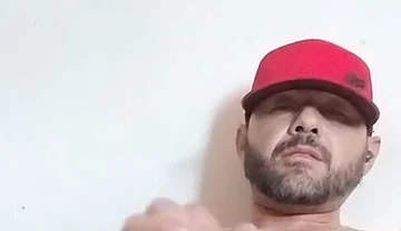 Masturbating