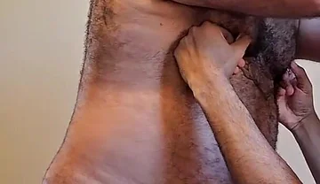 Hairy Bear Fucks Bareback Doggy and Missionary Hard