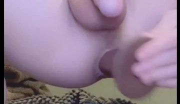 Naughty Boy Slut’s Wet Man Pussy Fucked and Stretched