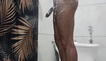 Masterbation Show in Washroom