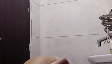 Desi Man Enjoys Water