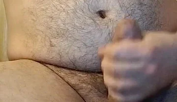 Masturbation and Cumshot in Bed