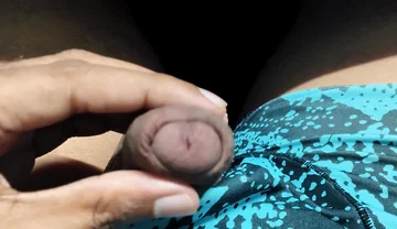 Cock Massage closeup solo Homemade Black cock POV