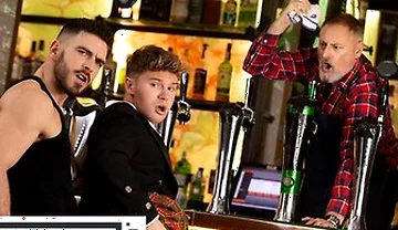 Muscular Paddy Obrians Big Return Means Big Fun For Dean Young At The Pub
