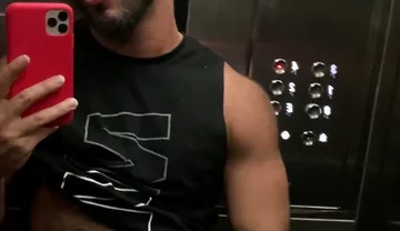 Delicious straw in the elevator…