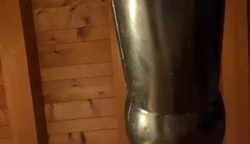 Grandpa Fucks Himself with His Black BDSM Dildo