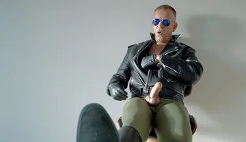 Leather Lycra Hunk 7