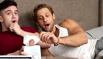 Dom King Eagerly Sucks Trevor Brookss Cock Before Giving Him A Deep Doggy Style Pounding