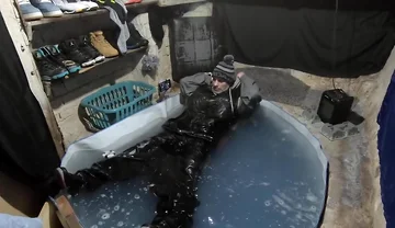 Wet skater boy david