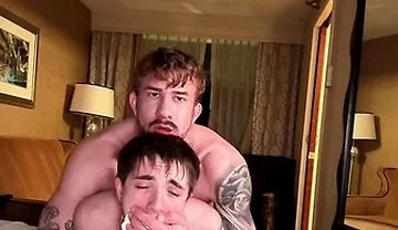 Muscle Jock Wrecks Twink In Hotel Room