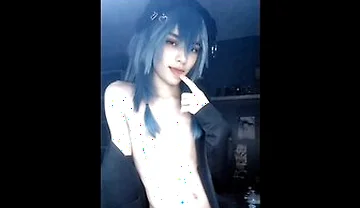Gay Femboy Play With His Tummy & Dick