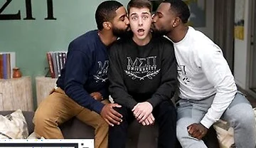 Denzel Welcomes His New Roommate Joey Mills In The Best Way By Fucking His Twink Ass