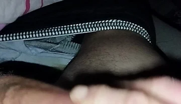 German Uncut Cock Masturbate