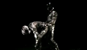 Biker gear fucking cum