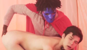 White Twink Experiences Domination With Thick Black Dick