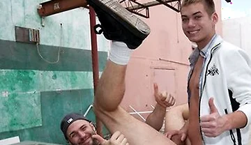 Corey Rezzon Teaches Cutie Seth Michaels A Naughty Lesson On Blowjobs Outside Campus