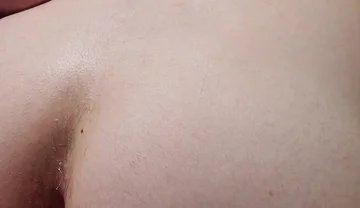 The First Experiment in the Hole on Half of the Penis. 4K Video Original.