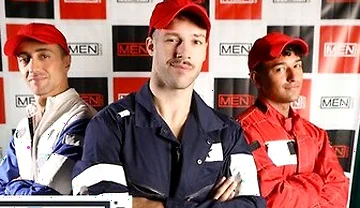 Arno Antino Joins Kenzo Alvarez And Liam Alyesto For A Full-throttle Anal Threesome