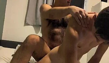 Hairy Hung Stepdaddy Fucks A Skinny Twink Raw