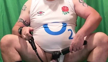 B.t.s.. Green Screen Rugby Pump - Cum - Ride - Strip