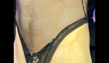 Cdmichelle Wearing Tanteddy with Black Bodysuit