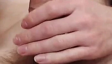 Leather Ball Ring Hot Dick and Cum