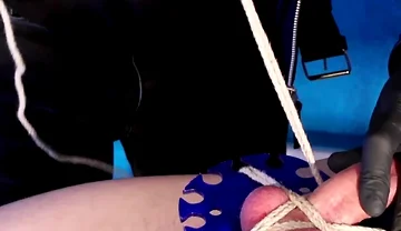 Cock and Ball Bondage for CBT