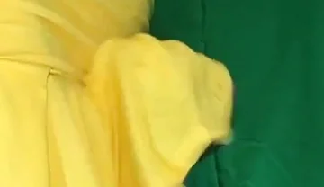 Yellow Skirt, No Panties