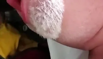 Bear Sucks BBC and Cums